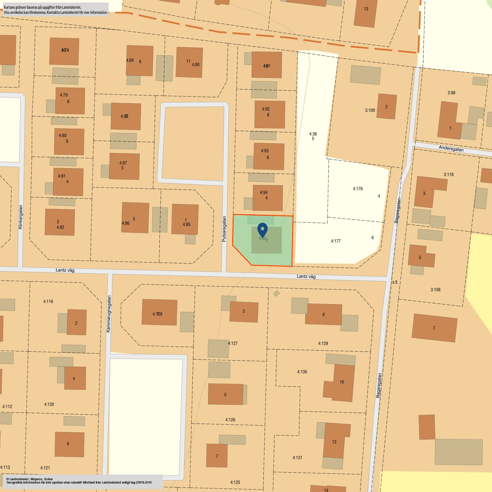 Villa, Putsaregatan 2, Ekeby, Bjuv