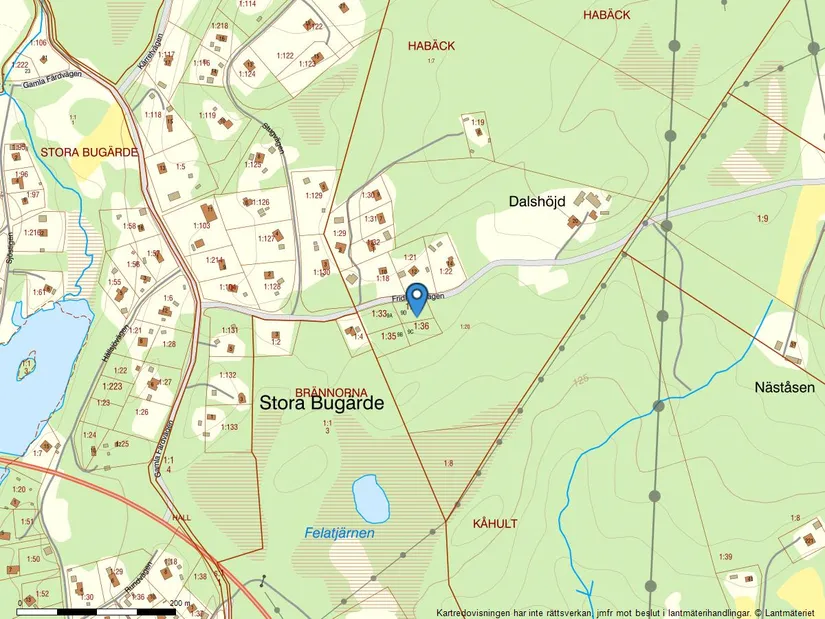 Tomt, Fridhemsvägen 9B, Härryda - Stora Bugärde, Härryda