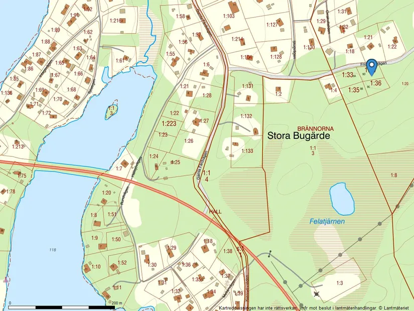 Tomt, Fridhemsvägen 9B, Härryda - Stora Bugärde, Härryda