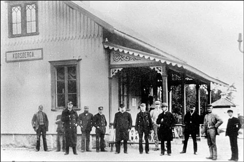 Villa, Stationsvägen 5, Korsberga, Hjo