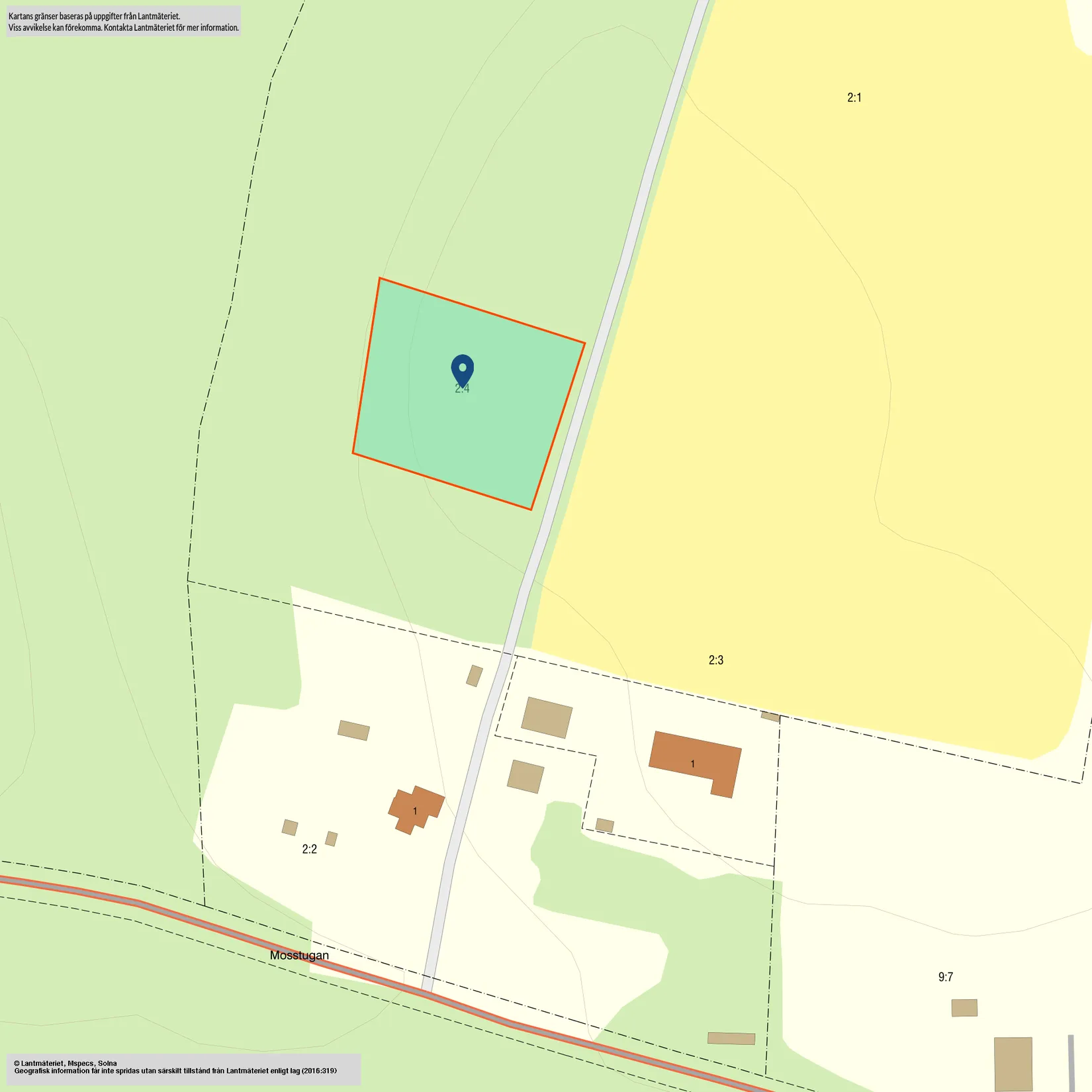 Tomt, MJÖLBY SJÖGARP 2:4, Sjögarp, Mjölby