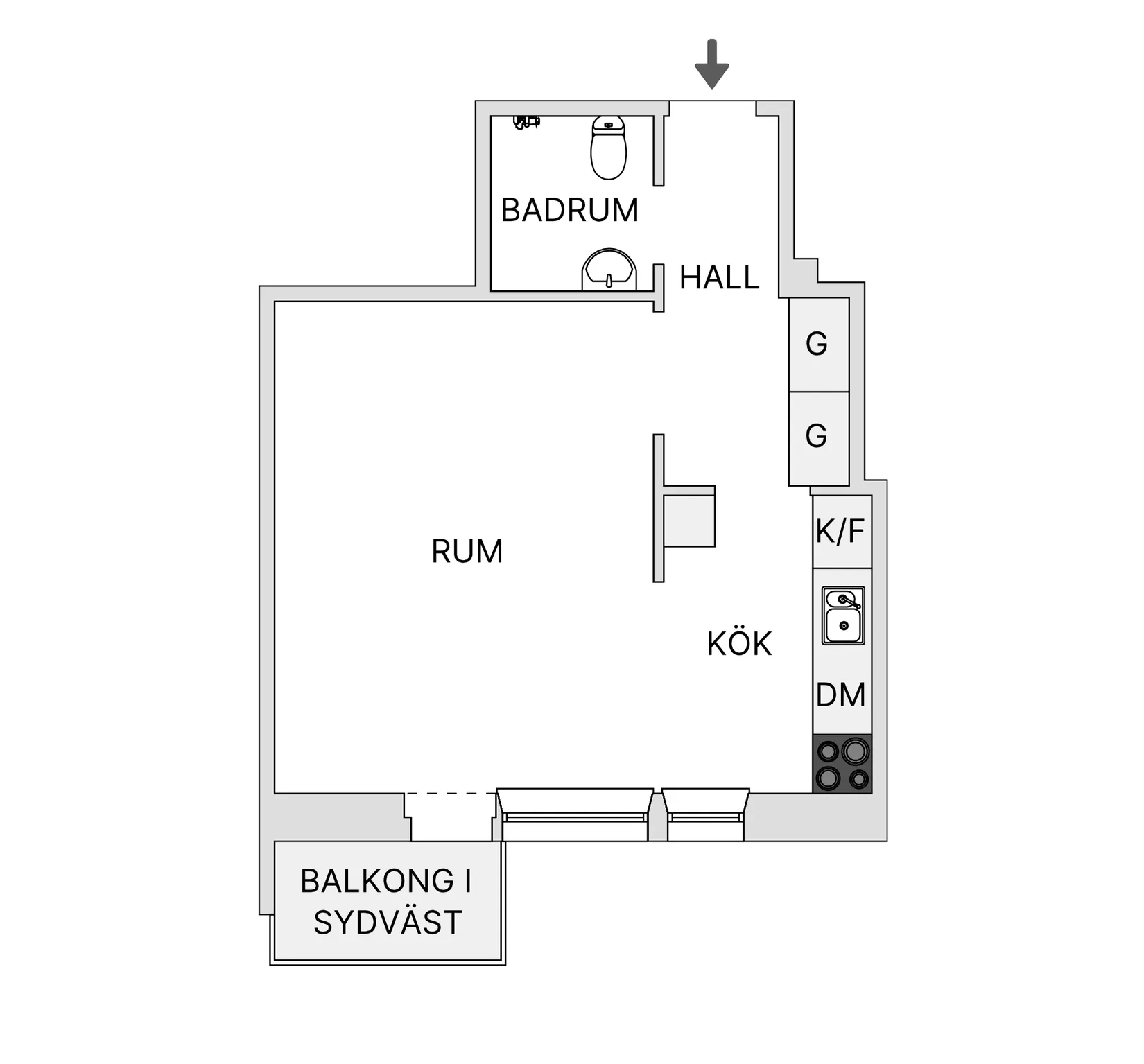 Bostadsrätt, Södermannagatan 21, Södermalm - SoFo, Stockholm