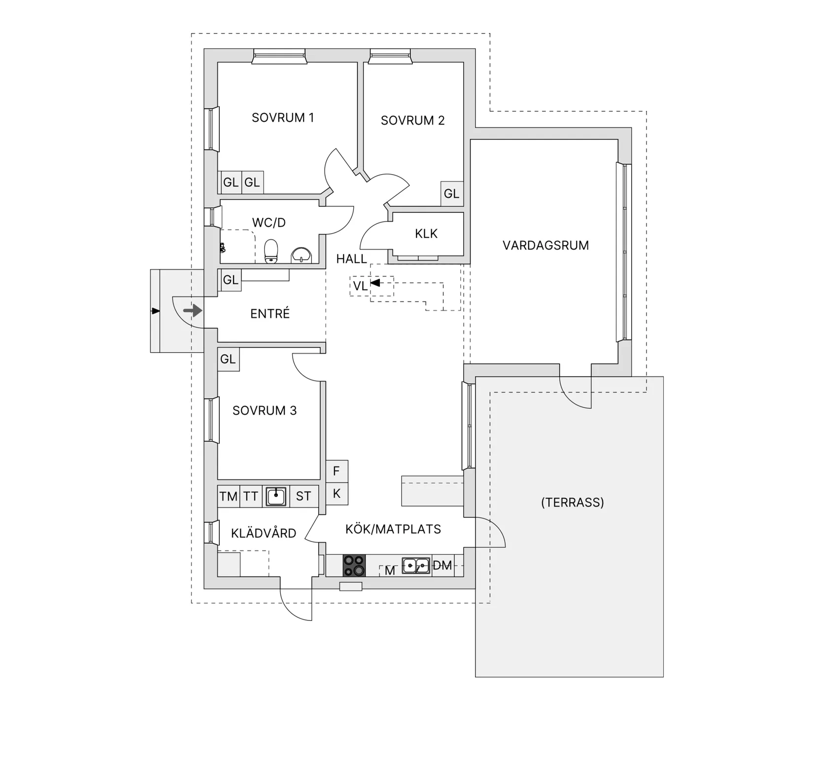 Villa, Dammängesgatan 9, Skellefteå