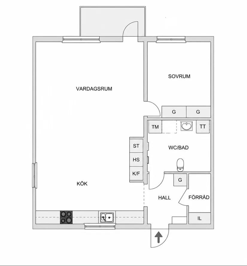 Bostadsrätt, Mullbergsvägen 25D, Getberget/Morön, Skellefteå