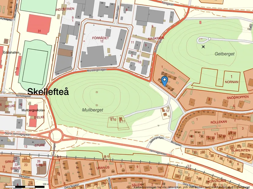 Bostadsrätt, Mullbergsvägen 25D, Getberget/Morön, Skellefteå