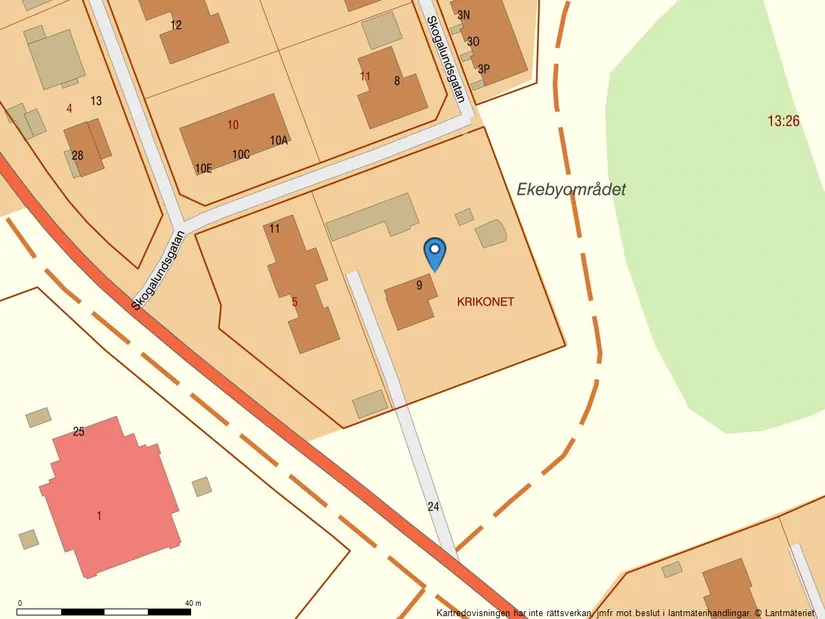 Villa, Skogalundsgatan 9, Skogstorp, Kumla
