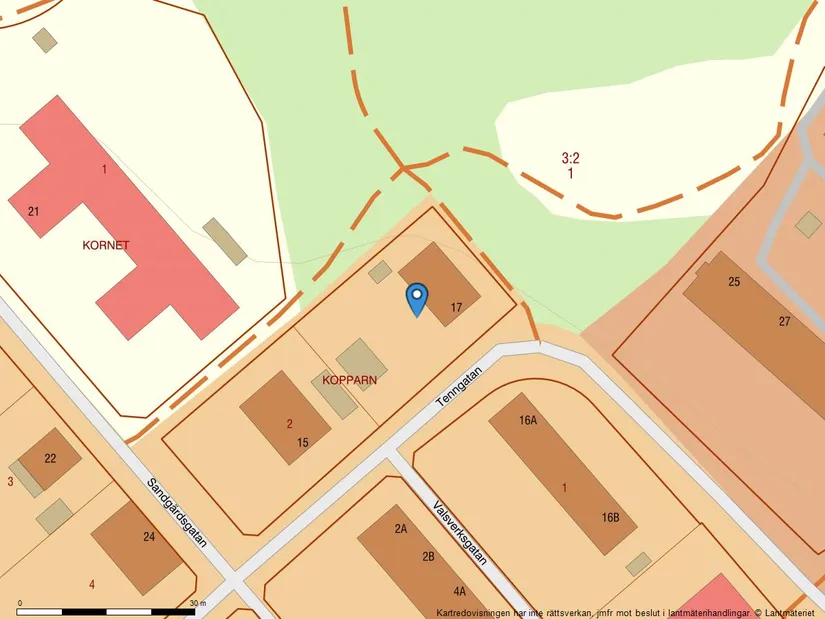 Villa, Tenngatan 17, Haga, Västerås