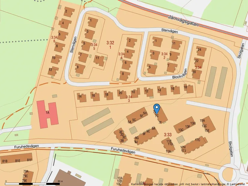 Bostadsrätt, Furuhedsvägen 7B, Centrum, Kalix