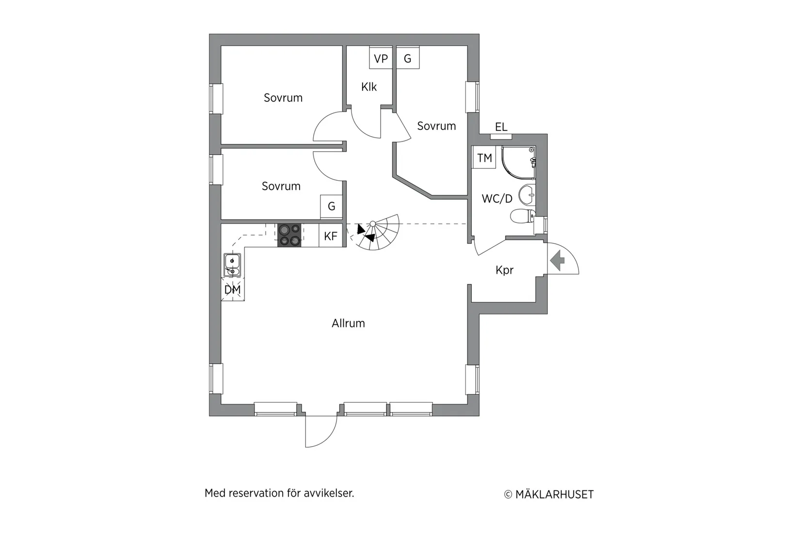 Villa, Gamla landsvägen 8, Broholm, Mullsjö