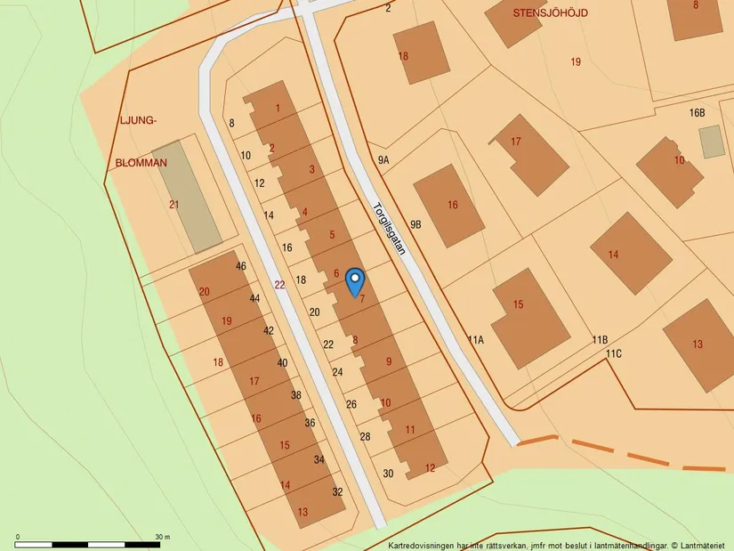 Radhus, Torgilsgatan 20, Mölndal - Stensjön, Mölndal