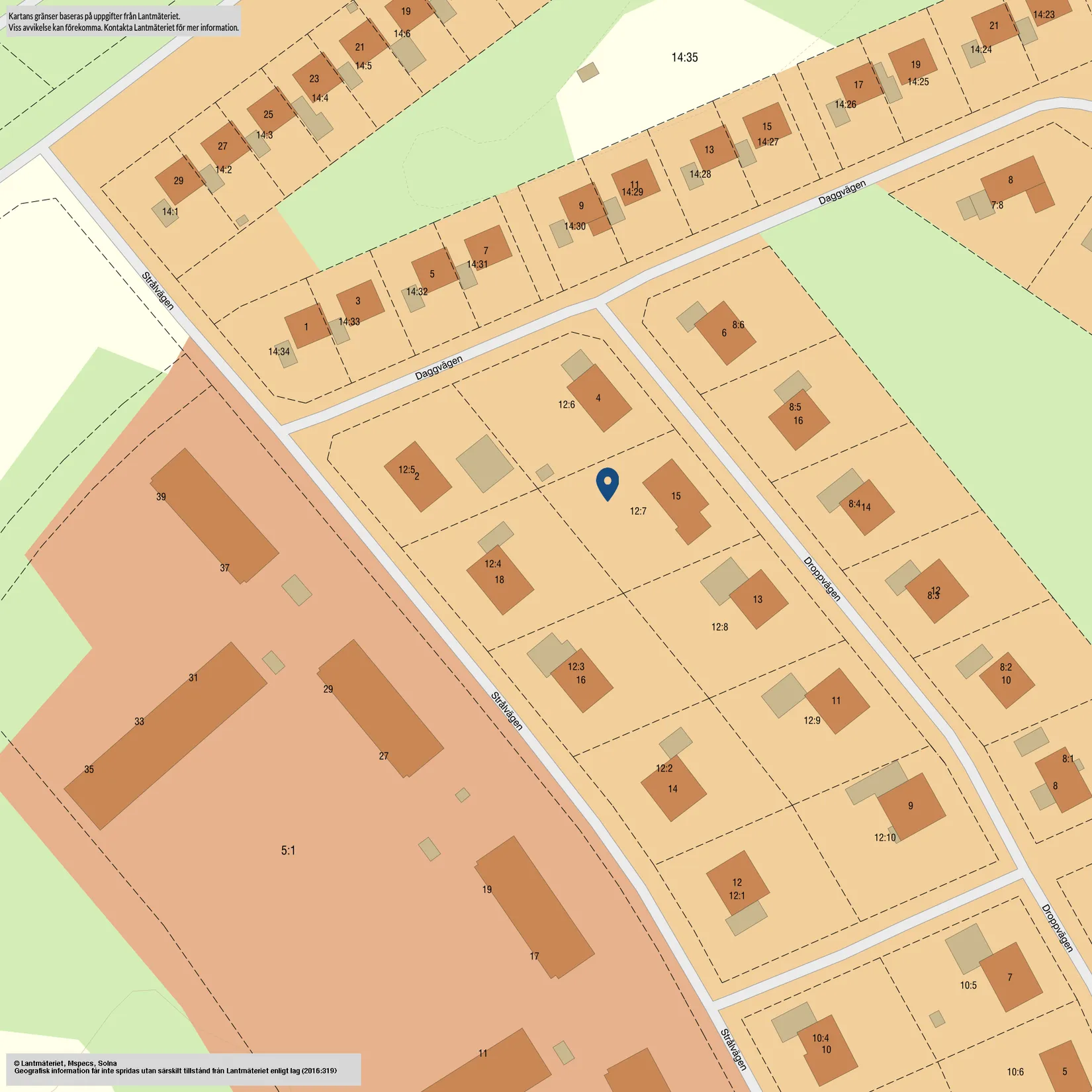 Villa, Droppvägen 15, Sörberge, Timrå