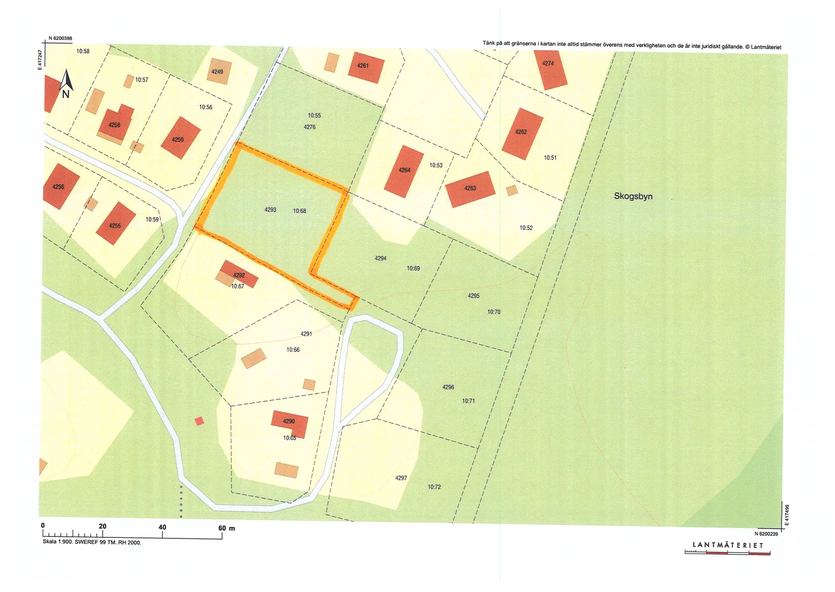 Tomt, Södra Rörum 4293, Skogsbyn, Hörby
