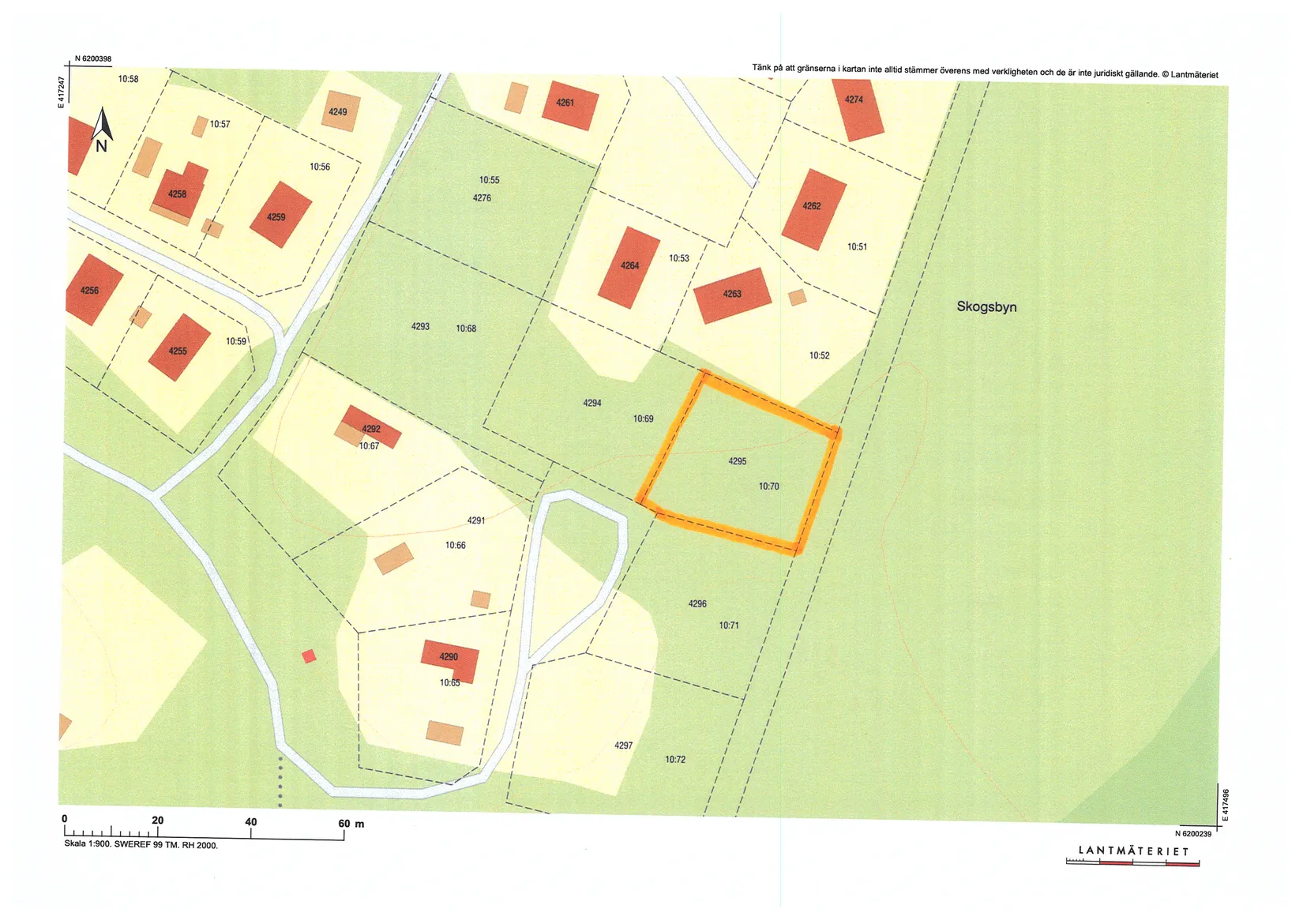 Tomt, Södra Rörum 4295, Skogsbyn, Hörby