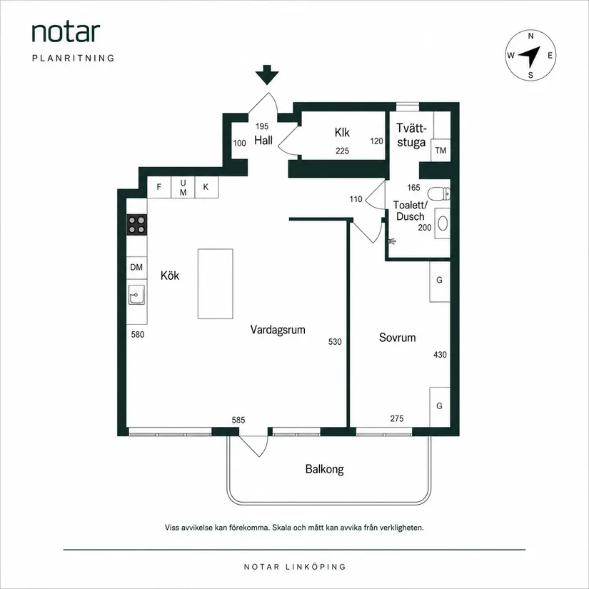 Bostadsrätt, Nya Tanneforsvägen 80A, Tannefors, Linköping