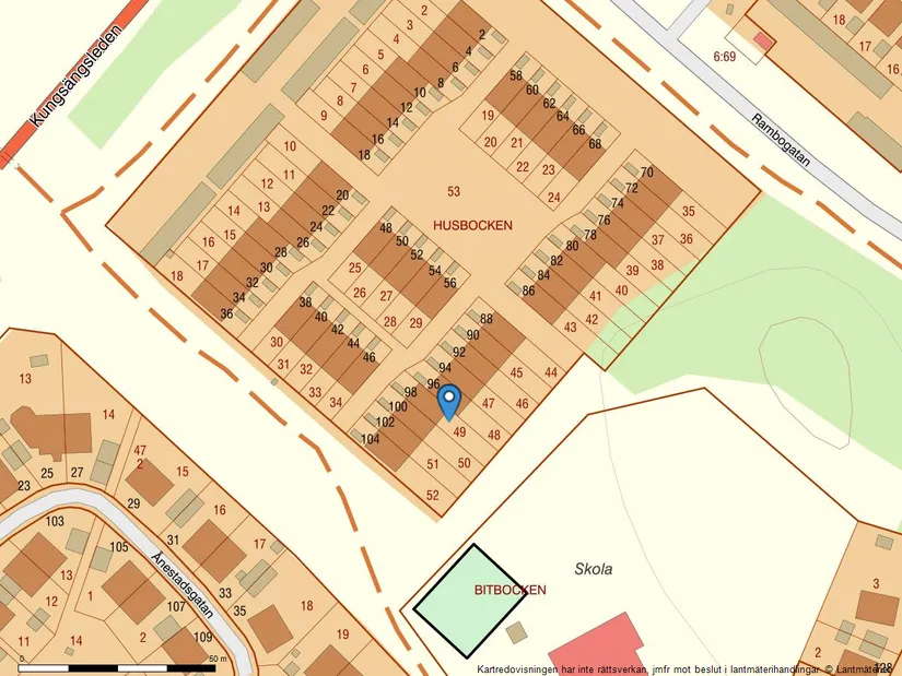 Radhus, Rambogatan 98, Rambodal, Norrköping
