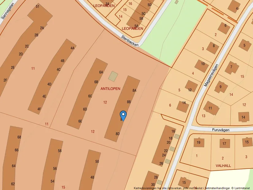 Bostadsrätt, Stenbacken 8C, Stenbacken, Kristinehamn
