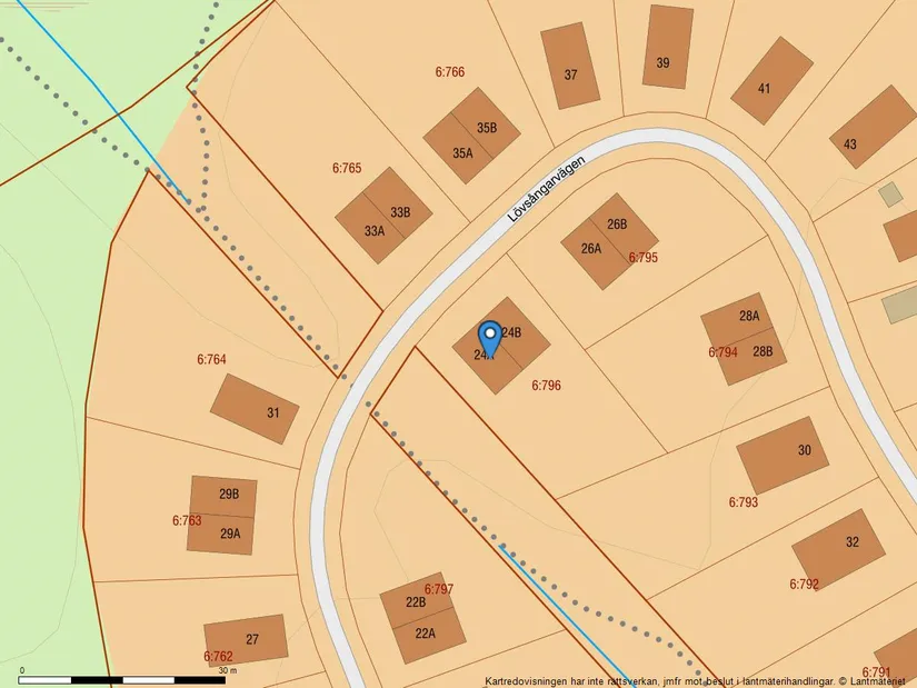 Radhus, Lövsångarvägen 24A, Margretelund, Österåker