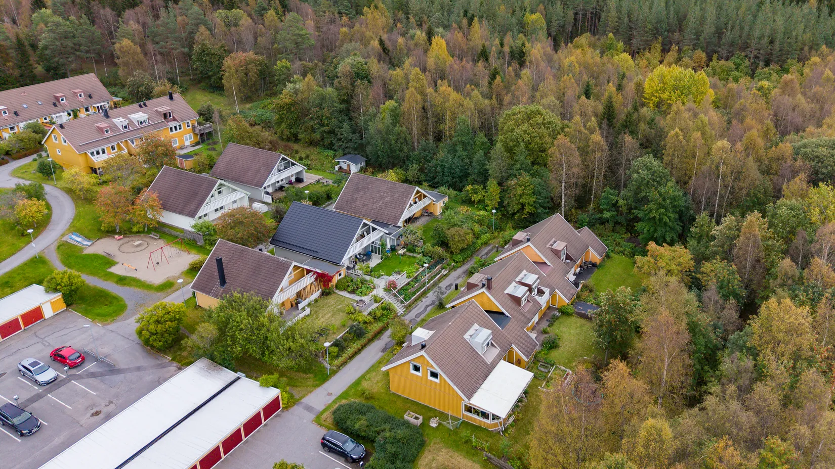 Radhus, Marmorvägen 141, Carlshem, Umeå