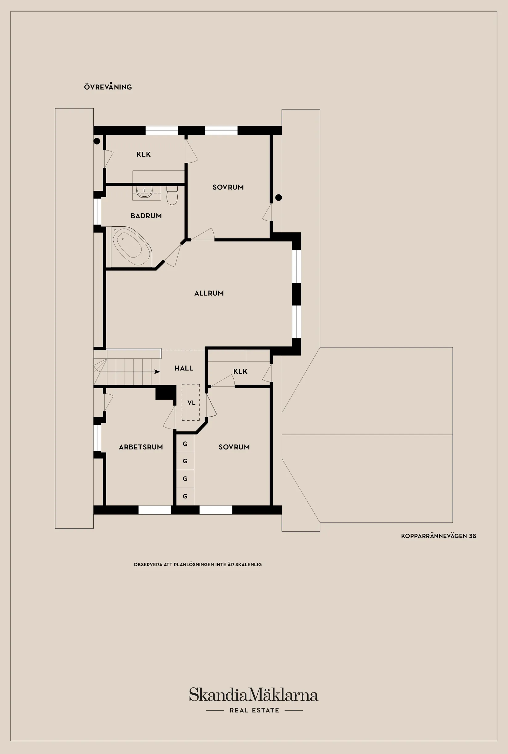 Villa, Kopparrännevägen 38, Skillingenäs, Karlskrona