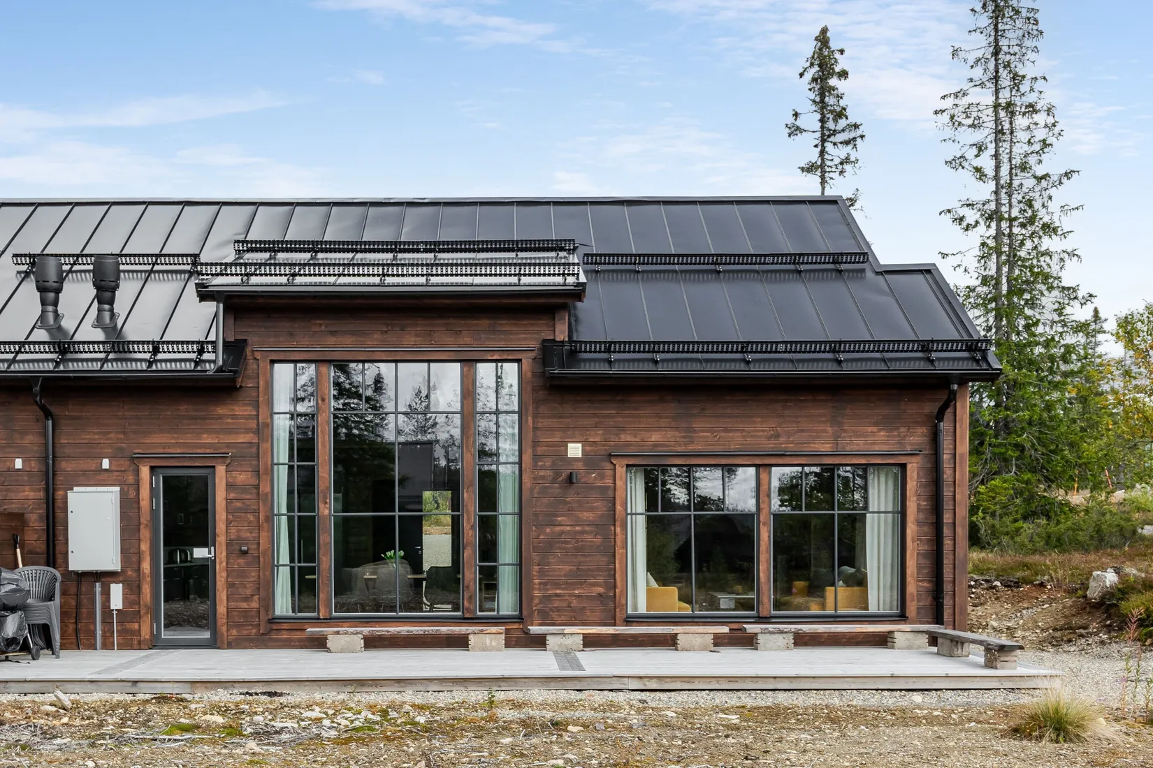 Radhus, Merakvägen 12B, Berg