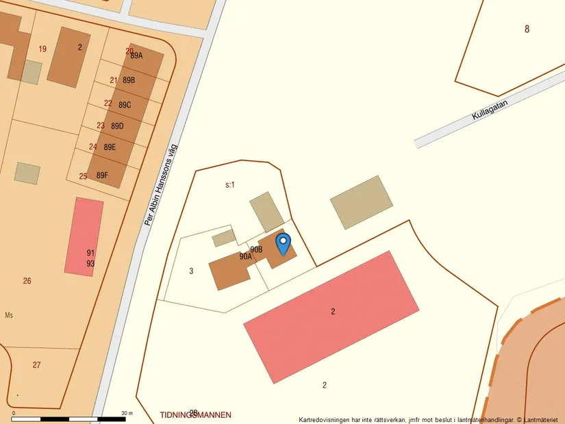Radhus, Per Albin Hanssons väg 90B, Kulladal, Malmö