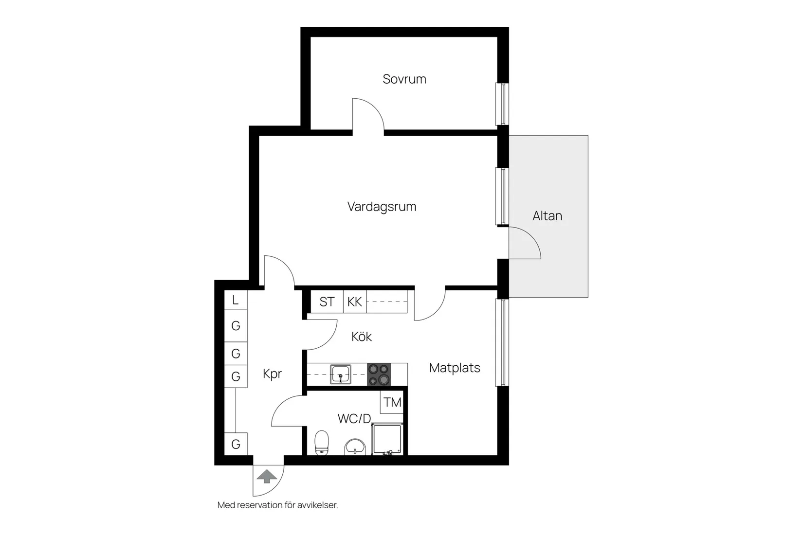Bostadsrätt, Grindvägen 4e, Med Uteplats, Grind, Norrtälje