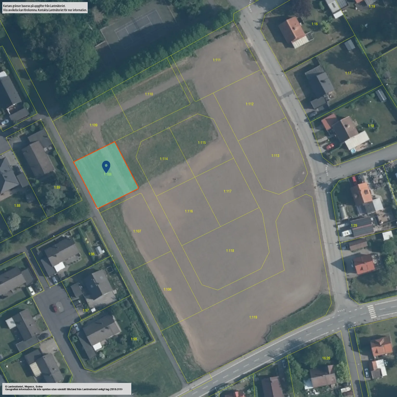Tomt, SKURUP ÖRSJÖ 1:108, Örsjö, Skurup
