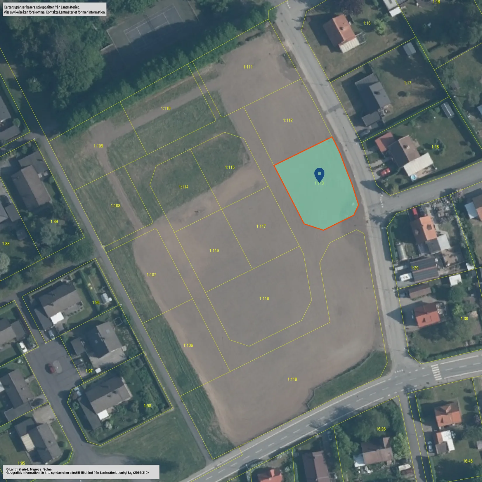 Tomt, SKURUP ÖRSJÖ 1:113, Örsjö, Skurup