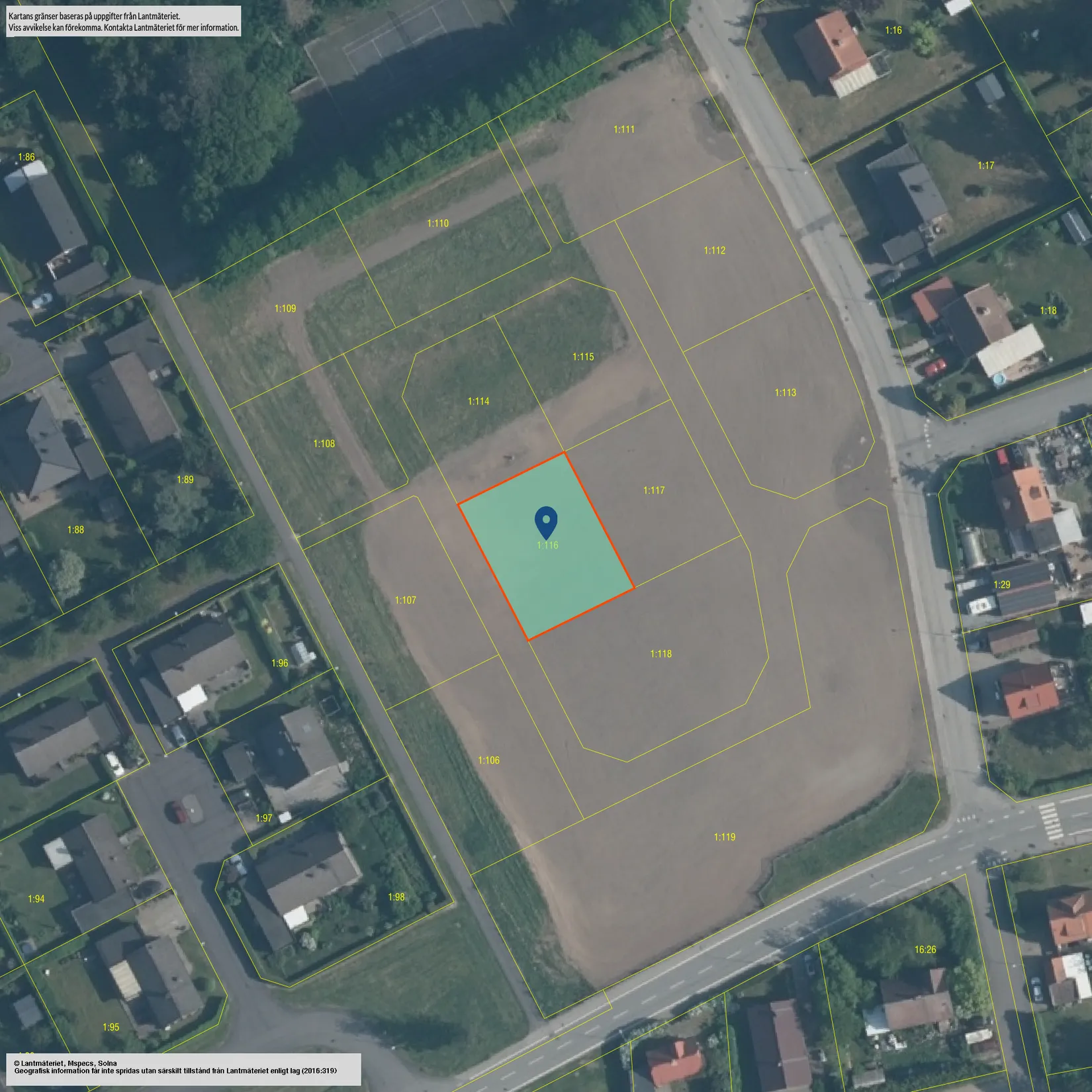 Tomt, SKURUP ÖRSJÖ 1:116, Örsjö, Skurup
