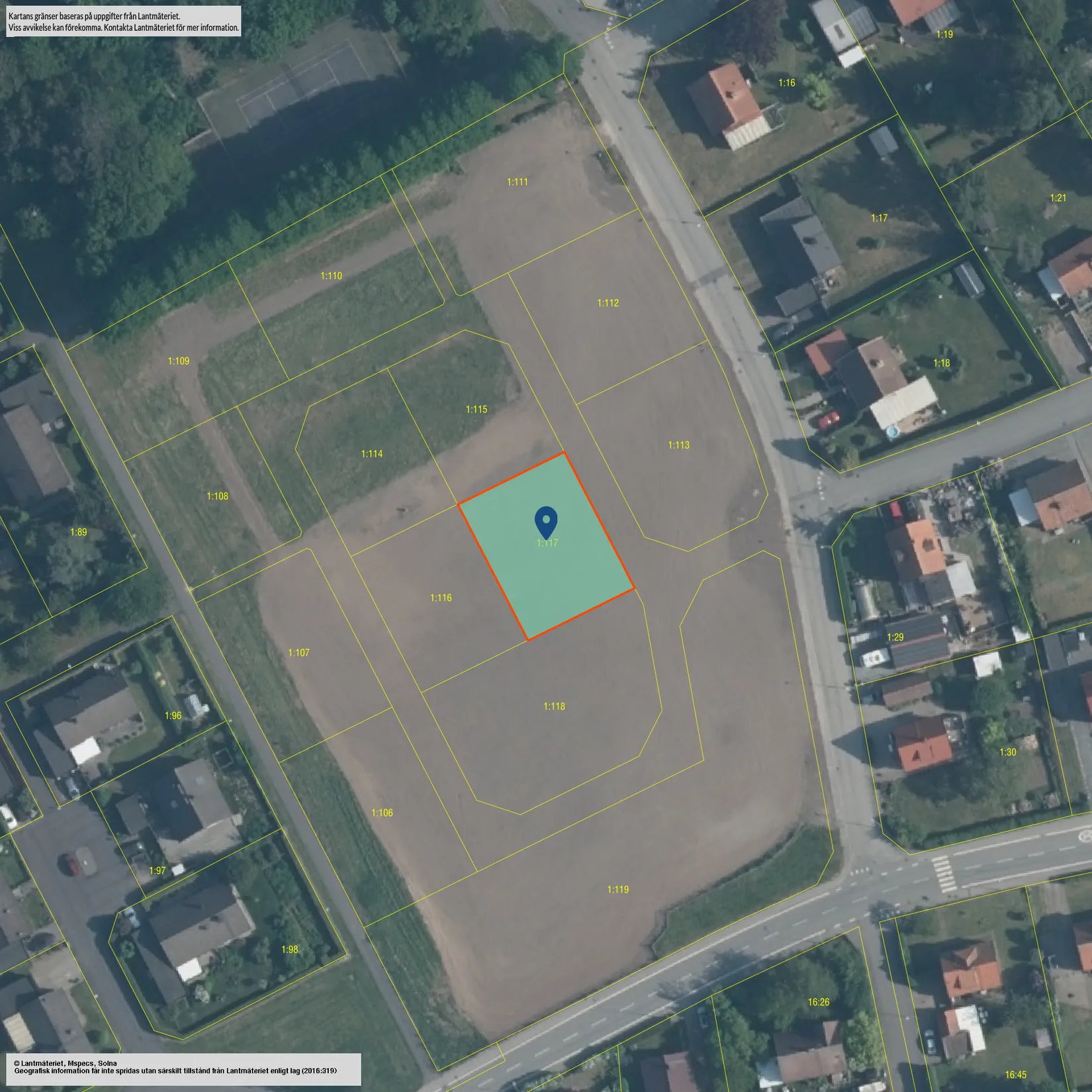 Tomt, SKURUP ÖRSJÖ 1:117, Örsjö, Skurup