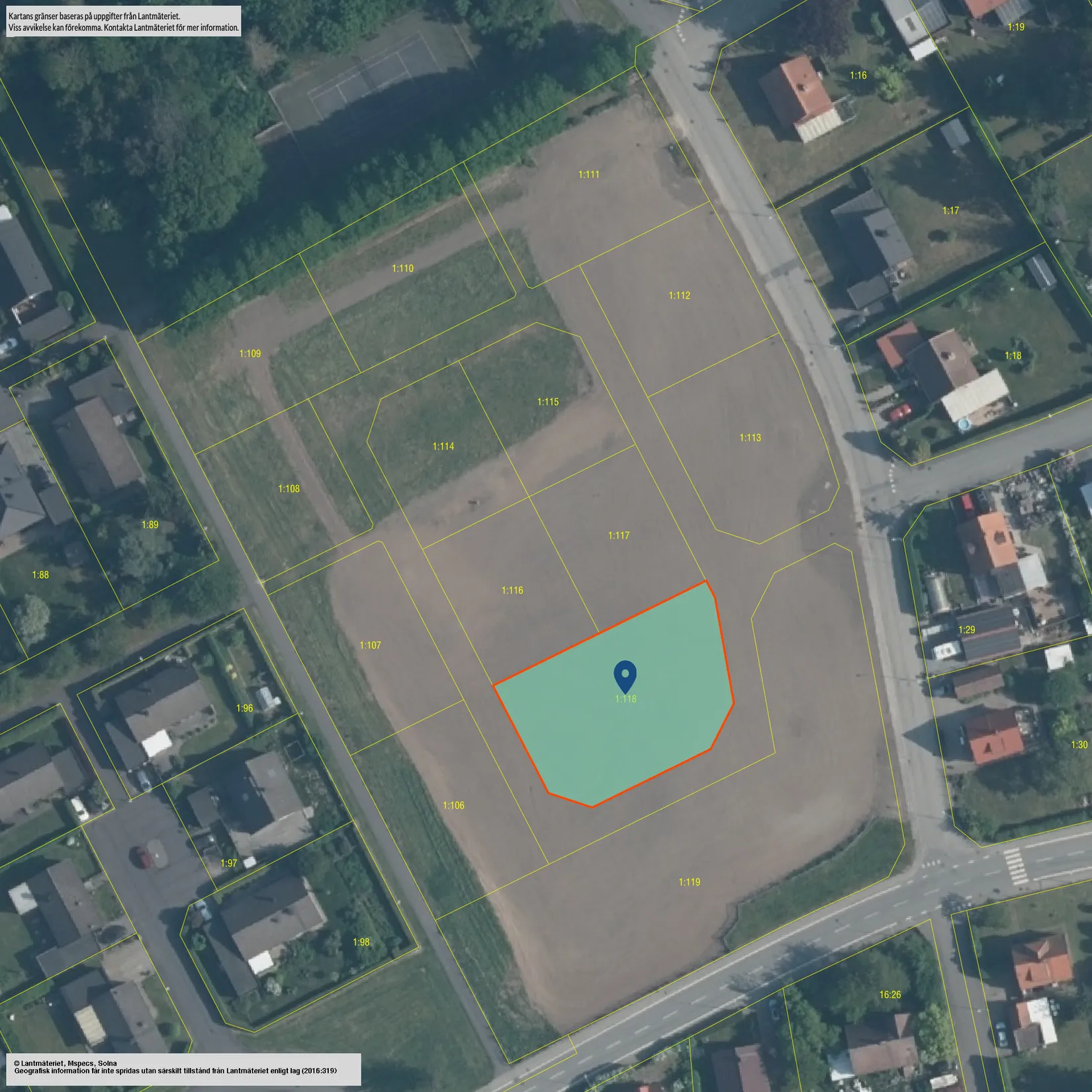 Tomt, SKURUP ÖRSJÖ 1:118, Örsjö, Skurup