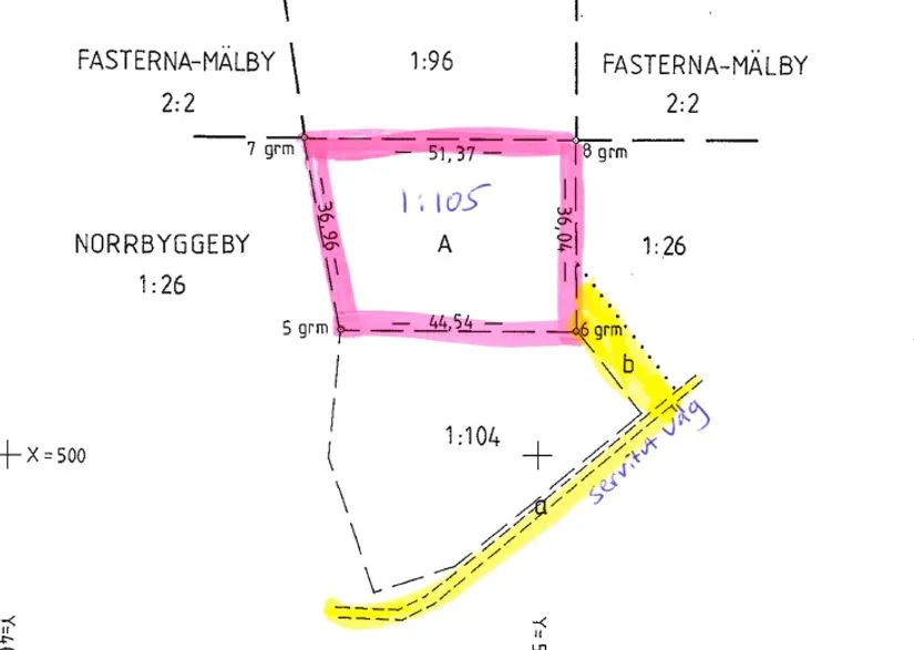Tomt, Norrbyggebyvägen 256, Norrbyggeby, Norrtälje