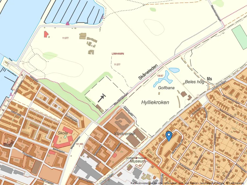 Radhus, Bülow Hübes väg 7F, Bellevue Sjösida, Malmö