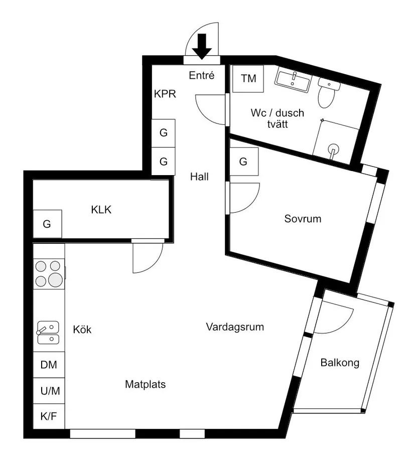 Bostadsrätt, Patentgatan 15, Gideonsberg, Västerås