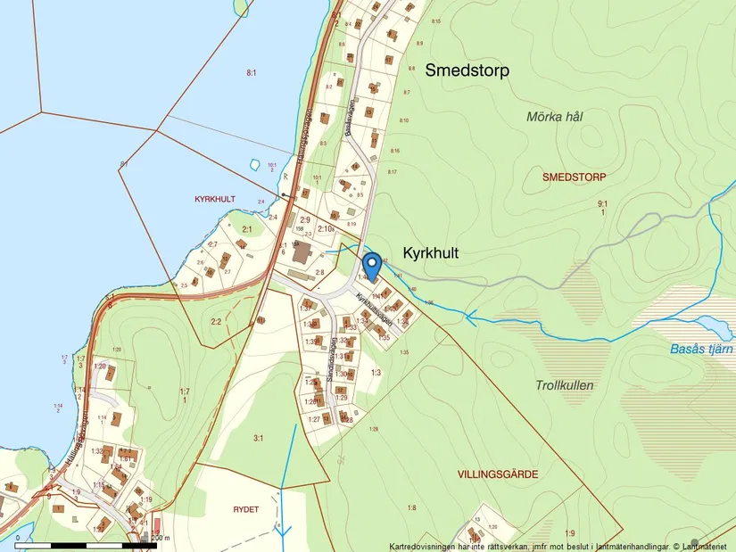 Villa, Kyrkhultsvägen 2, Hällingsjö, Härryda