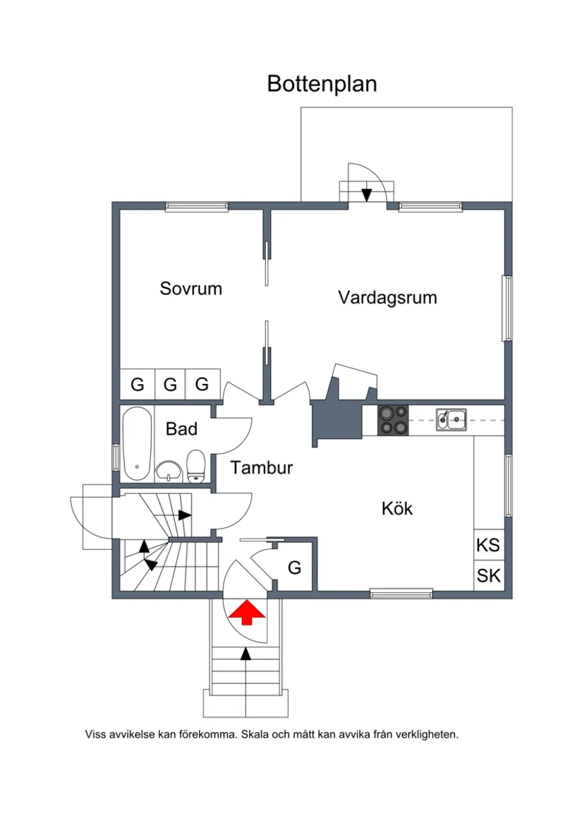 Villa, Uddvägen 13, Udden, Malå