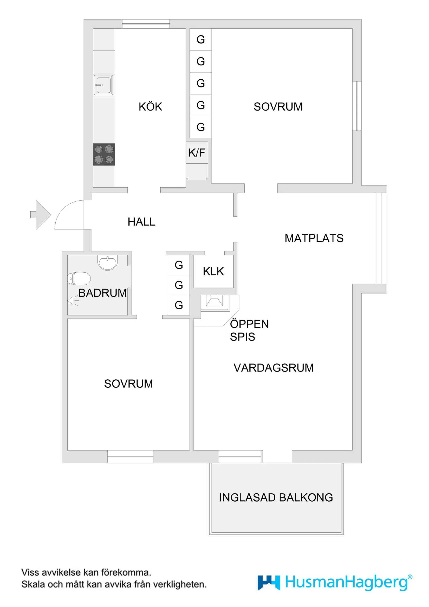 Bostadsrätt, Solvändan 2 B, Haga, Umeå