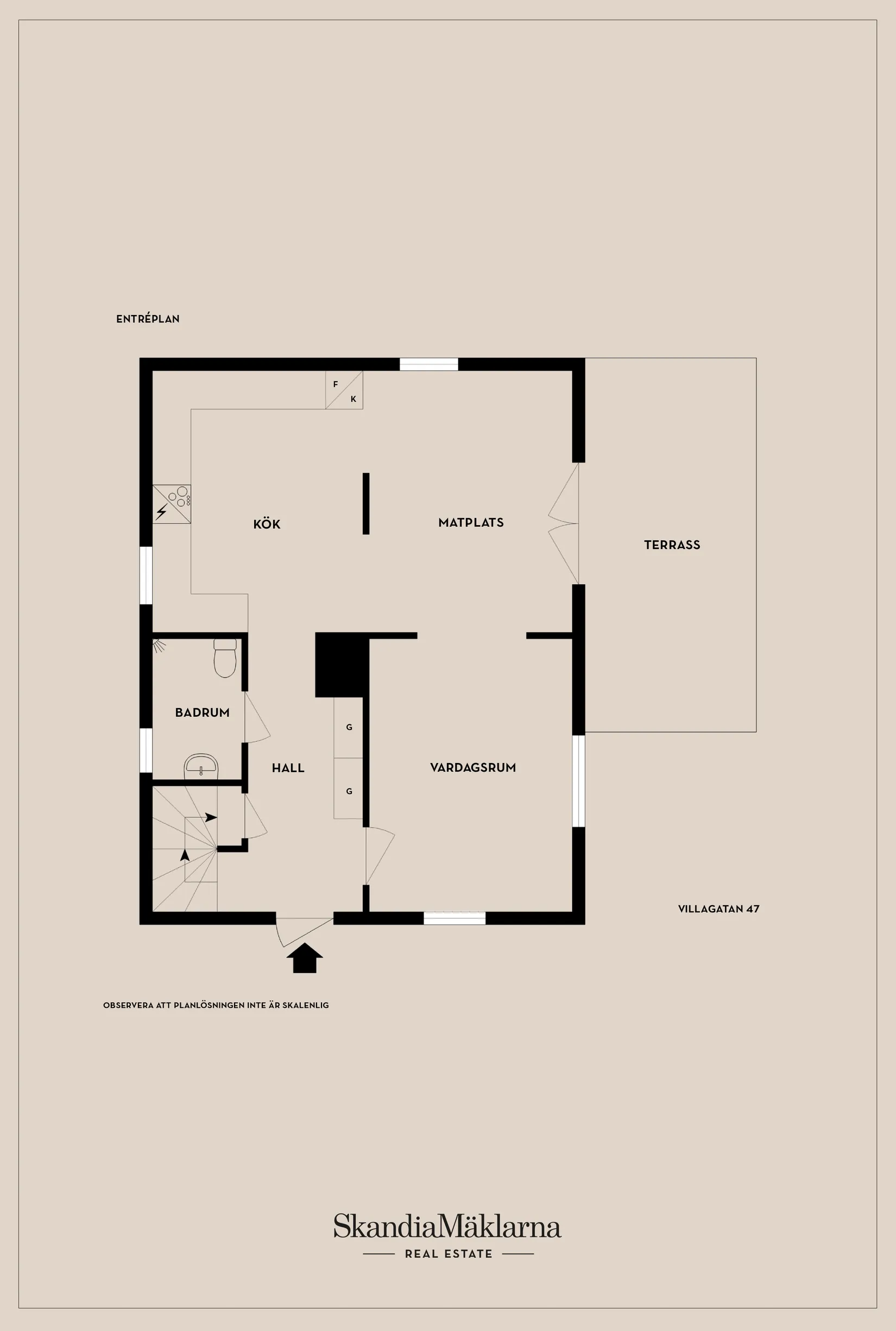 Villa, Villagatan 47, Klippan
