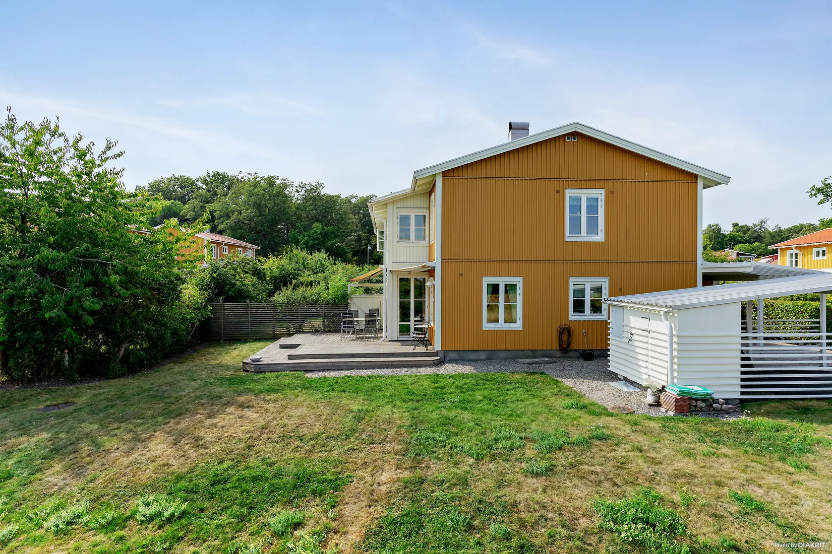 Radhus, Godenius väg 24, Gustavsberg Farsta Slottsvik, Värmdö