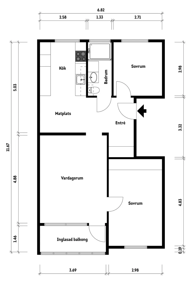 Bostadsrätt, Kapplandsgatan 62, Högsbo, Göteborg