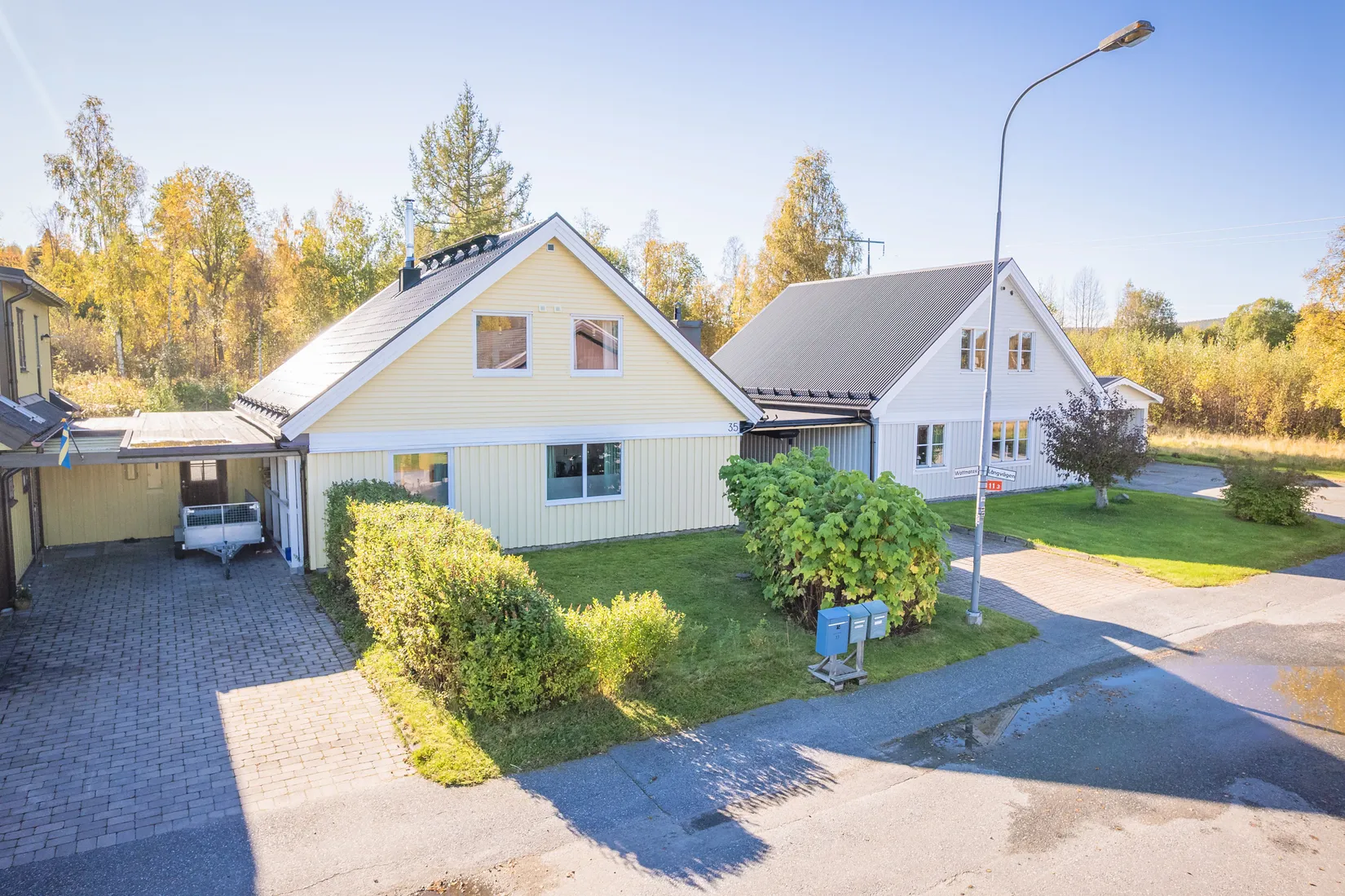 Radhus, Wattmansvägen 35, Kroksta, Örnsköldsvik