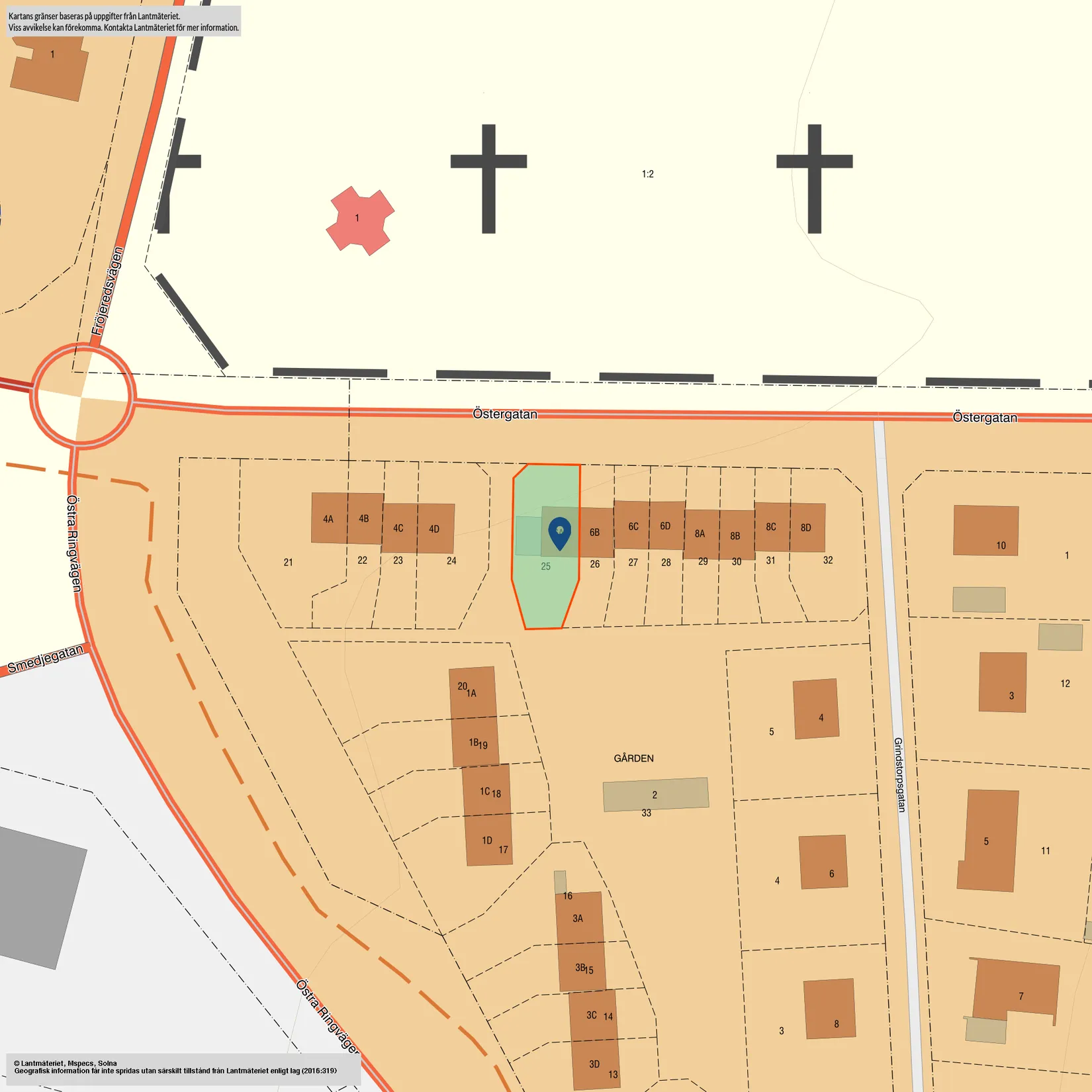 Radhus, Östergatan 6A, Centrum, Tidaholm