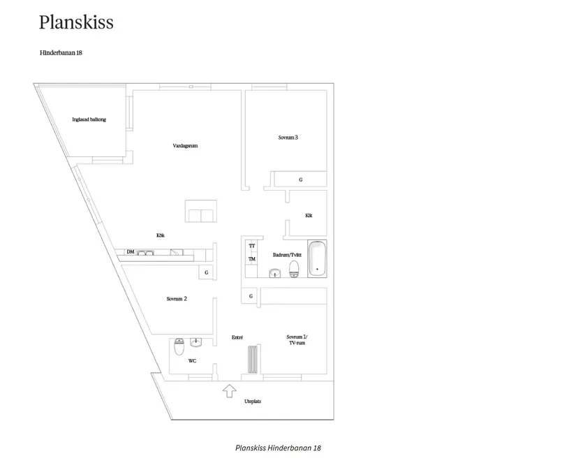 Bostadsrätt, Hinderbanan 18, Kviberg, Göteborg