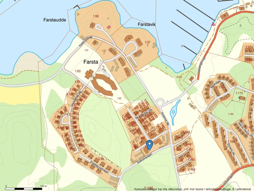 Bostadsrätt, De la Gardies väg 3, Farsta Slottsvik, Värmdö