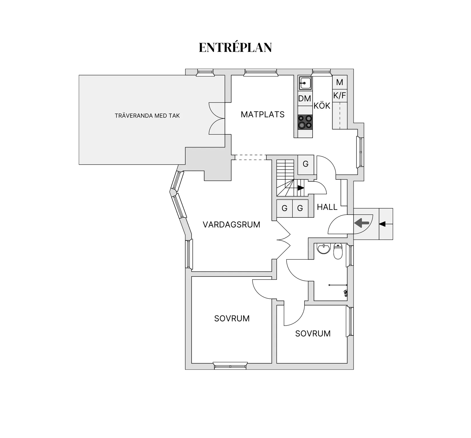 Villa, Bäckvägen 6, Bohus, Ale