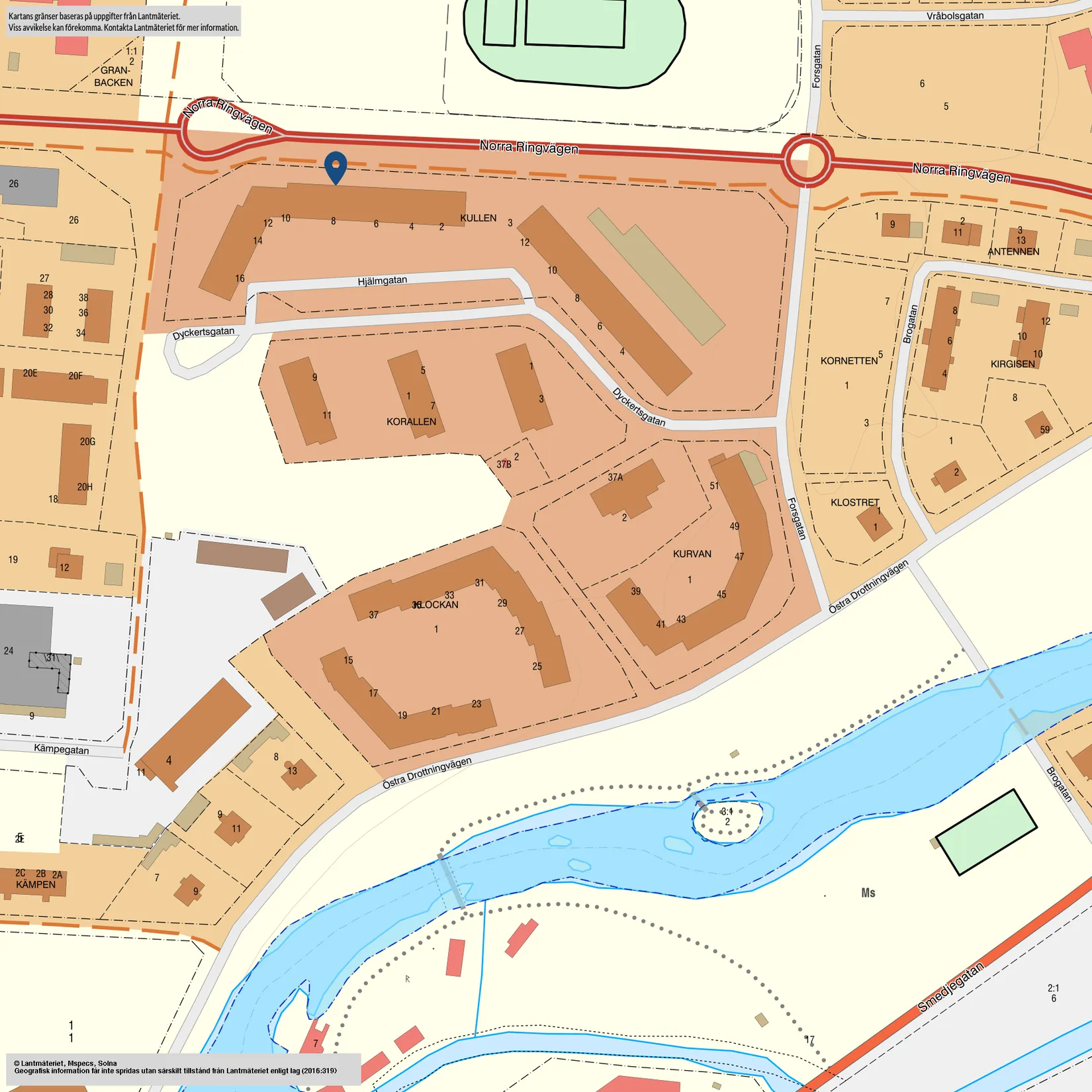 Bostadsrätt, Hjälmgatan 8, Centralt, Tidaholm