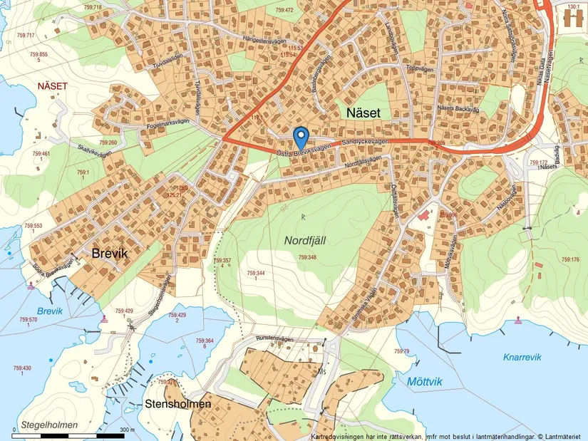Villa, Sandlyckevägen 22, Näset, Göteborg