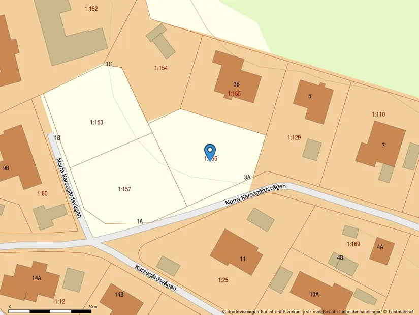 Tomt, Norra Karsegårdsvägen 3A, Onsala, Kungsbacka