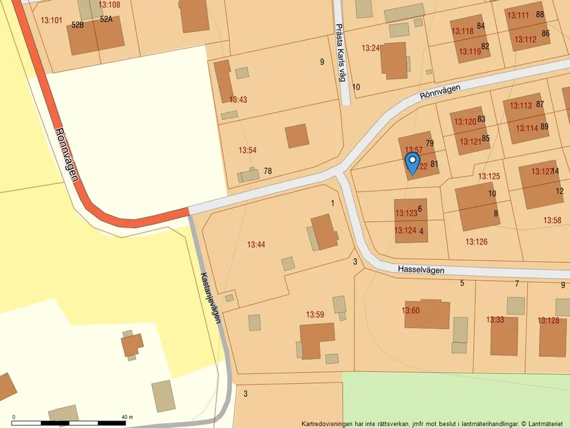 Radhus, Rönnvägen 81, Sjövik, Lerum