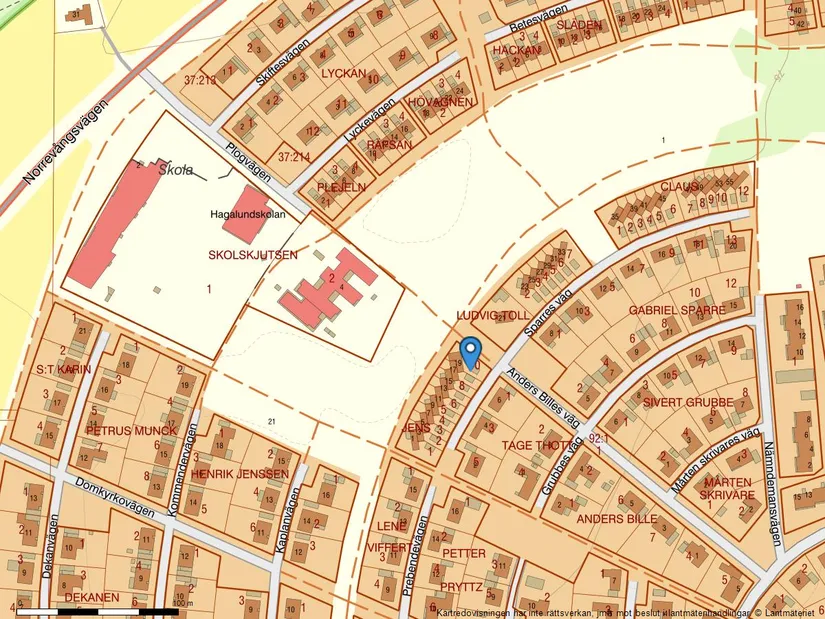 Radhus, Sparres väg 19, Dalby, Lund